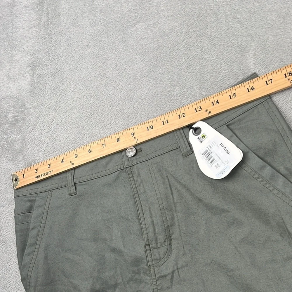 NEW Prana 32‎ Hemp Blend Furrow Short Men's Thyme Green Casual Shorts